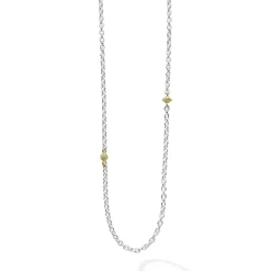 Cheap LAGOS 32 Inch Two-Tone Caviar Chain Necklace