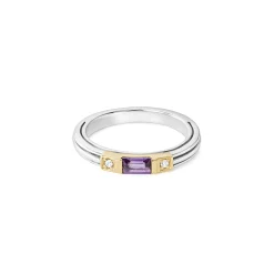 Discount LAGOS Amethyst And Diamond Stacking Ring