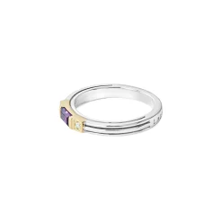 Flash Sale LAGOS Amethyst And Diamond Stacking Ring