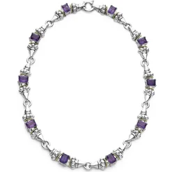 Cheap LAGOS Amethyst Caviar Beaded Necklace