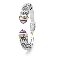 Clearance LAGOS Amethyst Cuff Bracelet | 12Mm