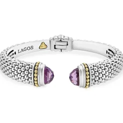 Fashion LAGOS Amethyst Cuff Bracelet | 12Mm
