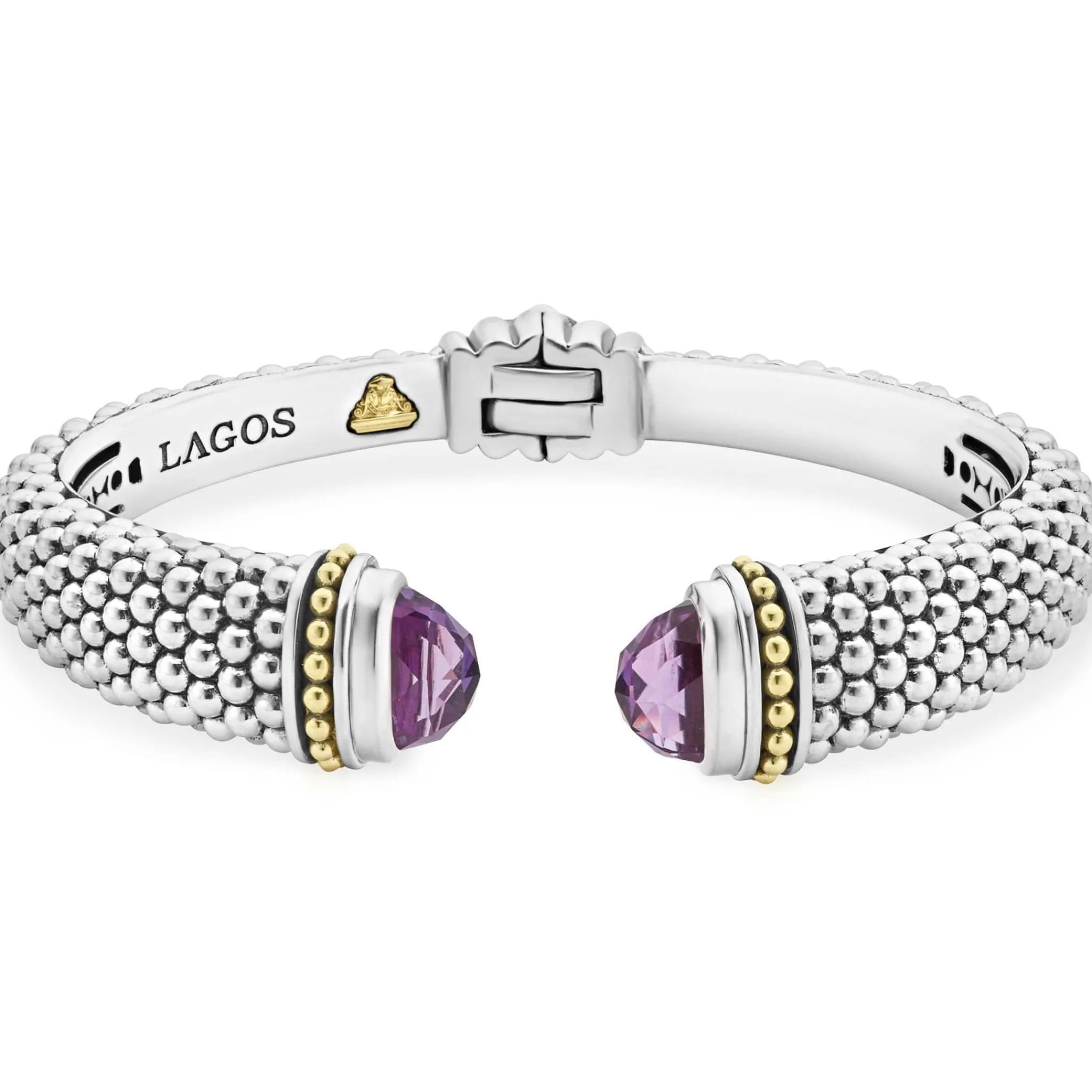 Fashion LAGOS Amethyst Cuff Bracelet | 12Mm