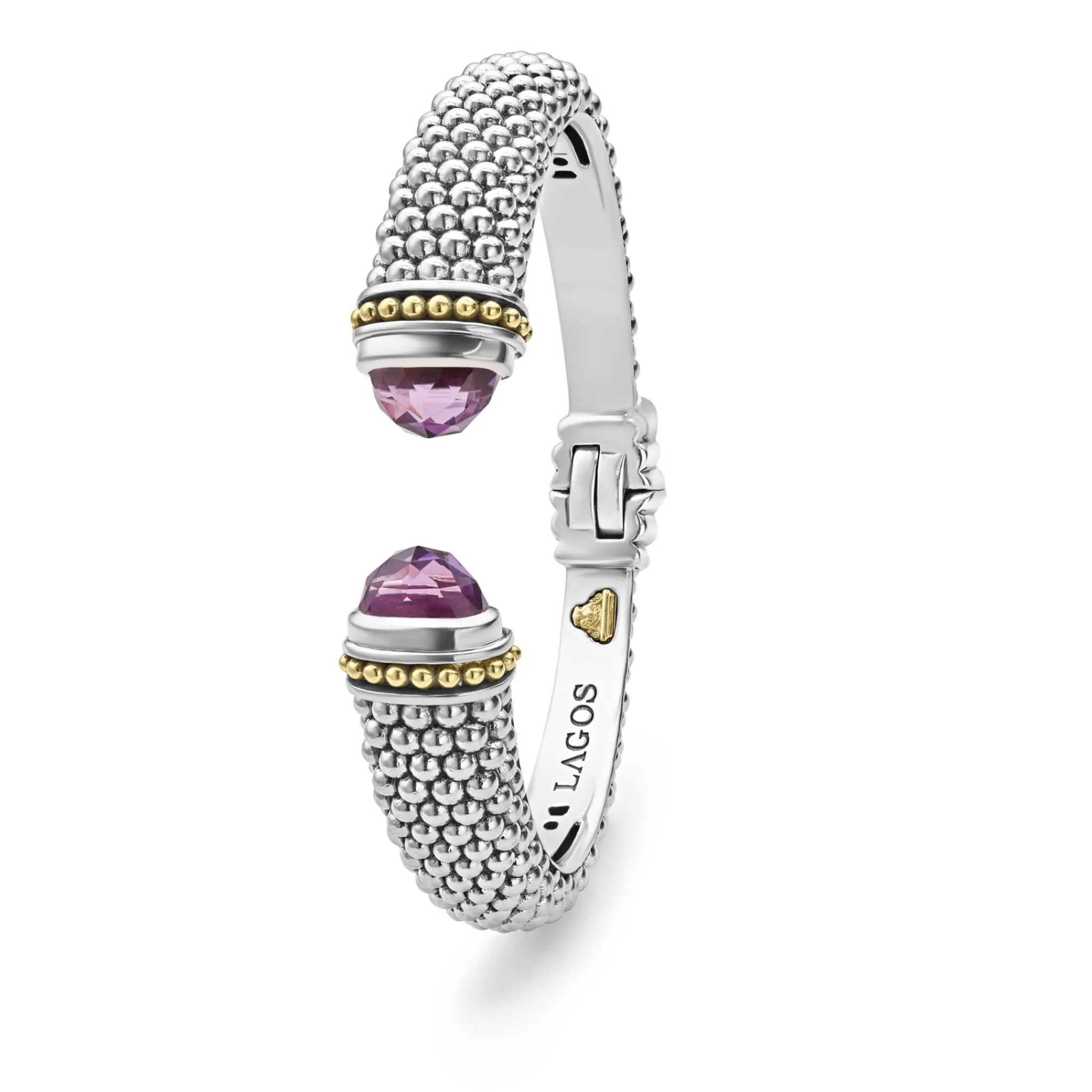 Fashion LAGOS Amethyst Cuff Bracelet | 12Mm