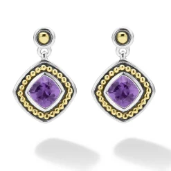 Fashion LAGOS Amethyst Drop Earrings