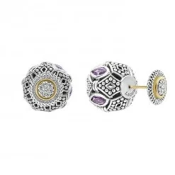 Clearance LAGOS Amethyst Earring Backs