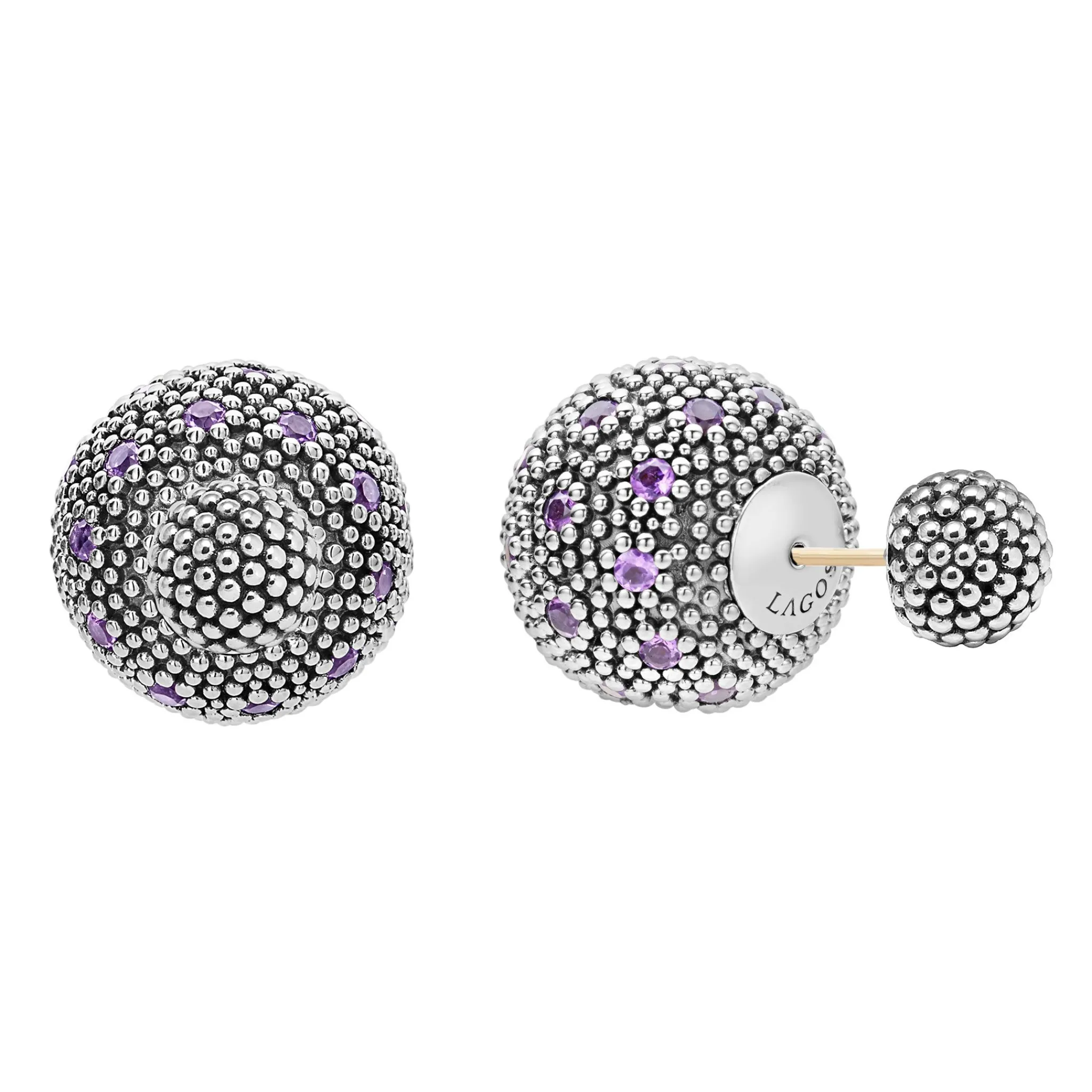 Cheap LAGOS Amethyst Earring Backs