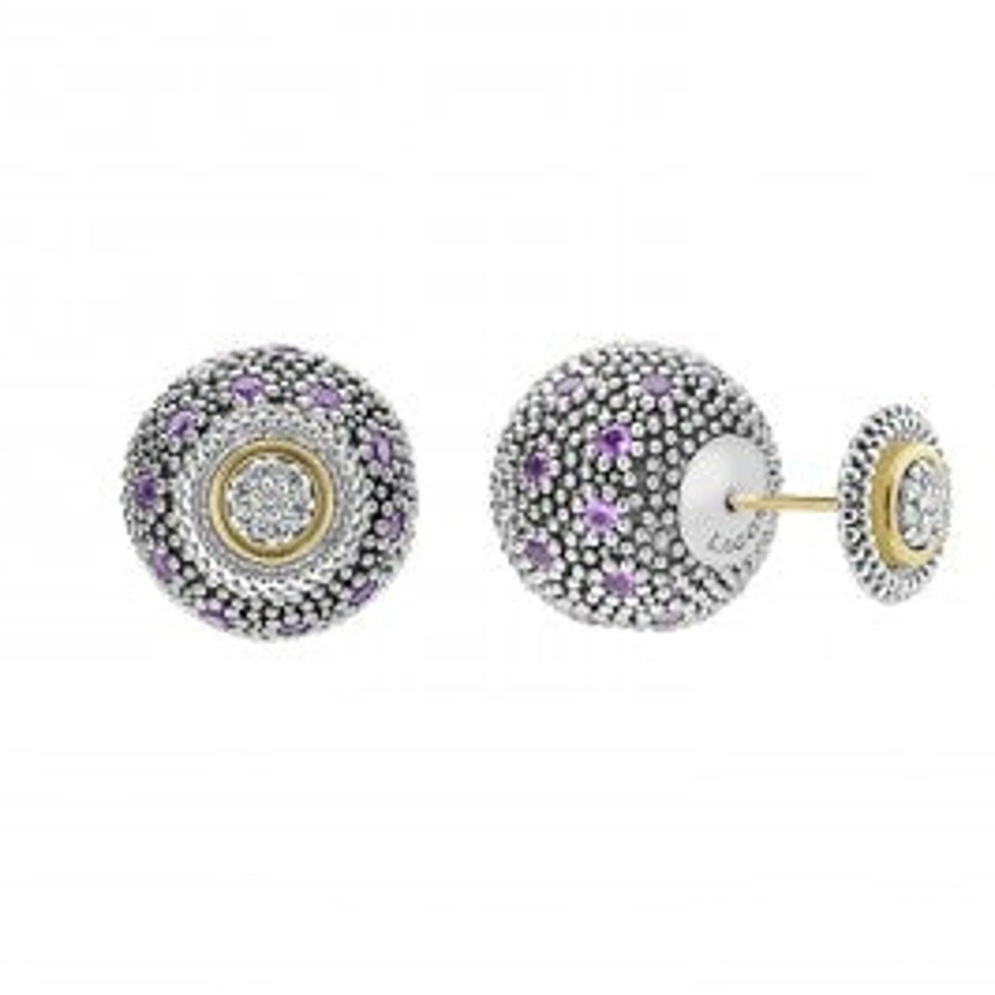 Cheap LAGOS Amethyst Earring Backs