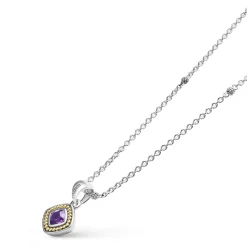 Fashion LAGOS Amethyst Pendant Necklace