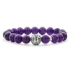 Store LAGOS Amethyst Silver Station Bead Bracelet