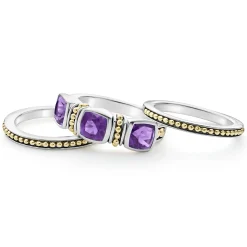Store LAGOS Amethyst Stacking Rings