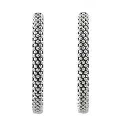 Hot LAGOS Beaded Hoop Earrings