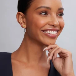 Discount LAGOS Beaded 18K Gold Stud Earrings