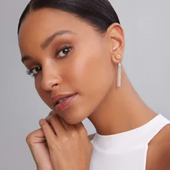 Fashion LAGOS Beaded 18K Gold Stud Earrings
