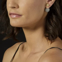 Fashion LAGOS Beaded 18K Gold Stud Earrings