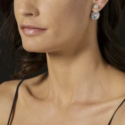 Online LAGOS Beaded Silver Stud Earrings