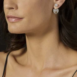 Online LAGOS Beaded Silver Stud Earrings