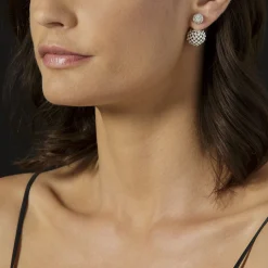 Online LAGOS Beaded Silver Stud Earrings