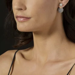 Online LAGOS Beaded Silver Stud Earrings