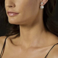 Outlet LAGOS Beaded Silver Stud Earrings