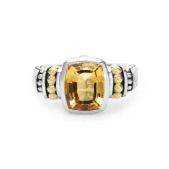 Fashion LAGOS Bezel-Set Citrine Ring