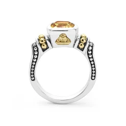 Fashion LAGOS Bezel-Set Citrine Ring