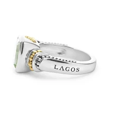 Discount LAGOS Bezel-Set Prasiolite Ring