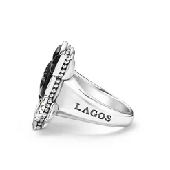 Flash Sale LAGOS Black Agate Krunch Ring