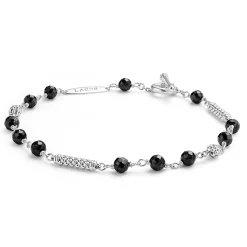 Sale LAGOS Black Ceramic Beaded Bracelet
