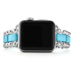 Hot LAGOS Blue Ceramic And Stainless Steel Watch Bracelet-38-45Mm