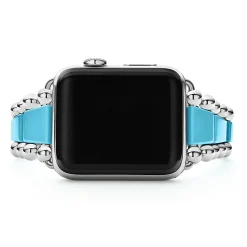 Sale LAGOS Blue Ceramic And Stainless Steel Watch Bracelet-42-49Mm