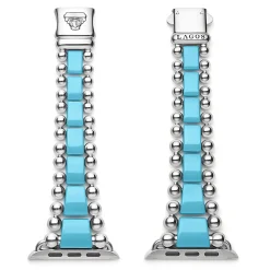 Sale LAGOS Blue Ceramic And Stainless Steel Watch Bracelet-42-49Mm
