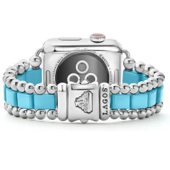 Best LAGOS Blue Ceramic And Stainless Steel Watch Bracelet-38-45Mm