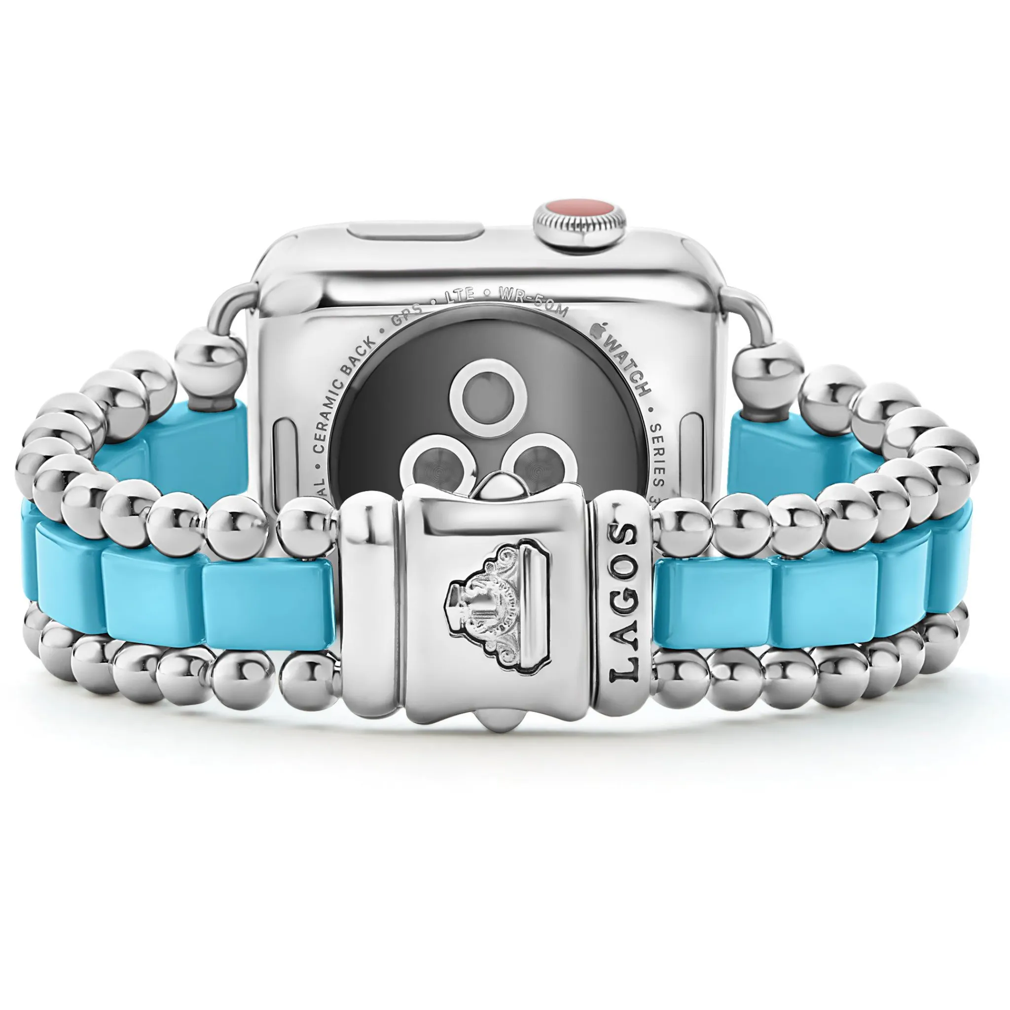 Best LAGOS Blue Ceramic And Stainless Steel Watch Bracelet-38-45Mm