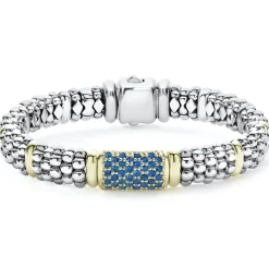 Cheap LAGOS Blue Sapphire Caviar Bracelet | 9Mm