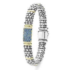 Cheap LAGOS Blue Sapphire Caviar Bracelet | 9Mm