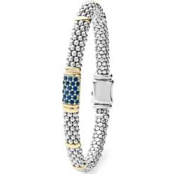 Sale LAGOS Blue Sapphire Caviar Bracelet | 6Mm
