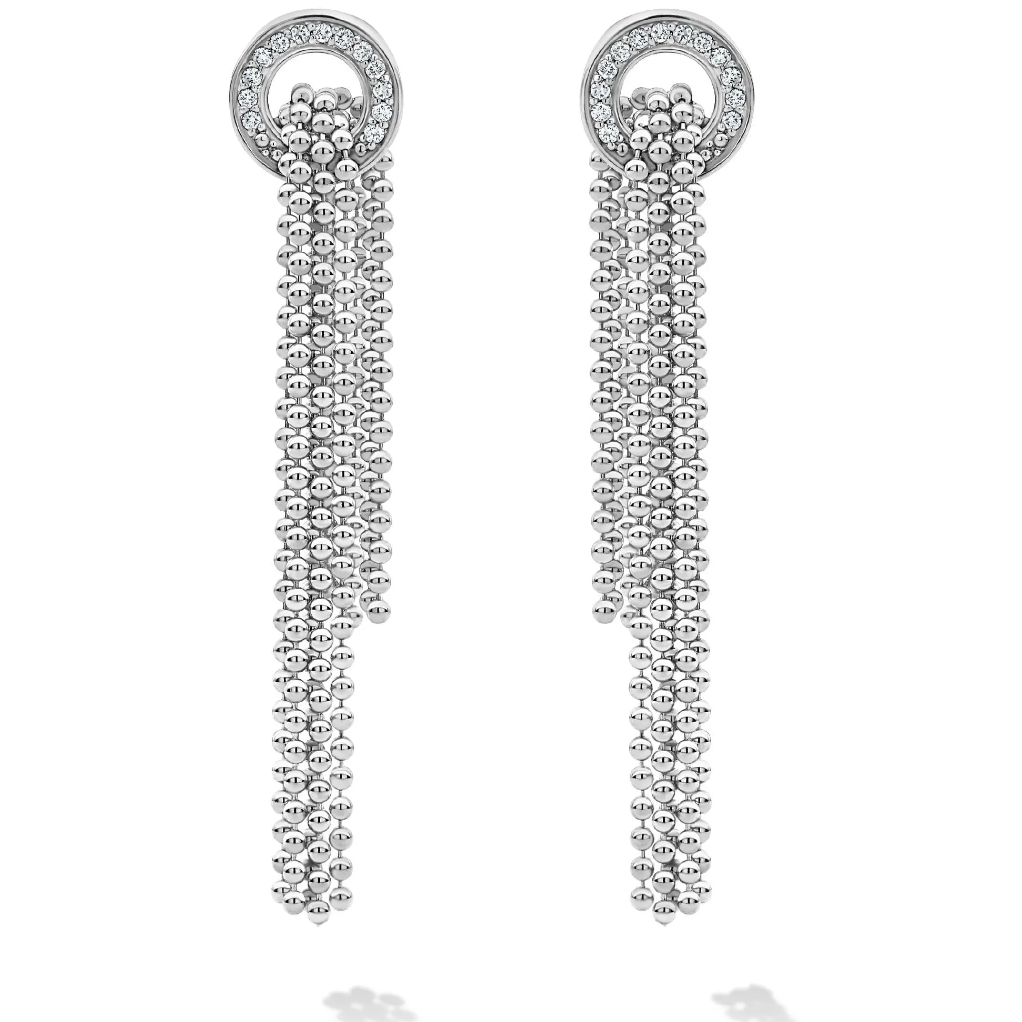 Best Sale LAGOS Cascading Caviar Diamond Earrings