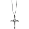 Shop LAGOS Caviar Beaded Cross Pendant Necklace