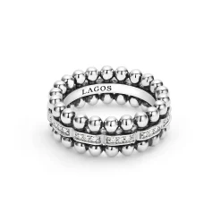 Cheap LAGOS Caviar Beaded Diamond Ring