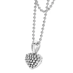 Sale LAGOS Caviar Beaded Heart Pendant Necklace