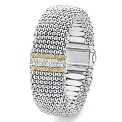 Cheap LAGOS Caviar Diamond Bracelet | 23Mm
