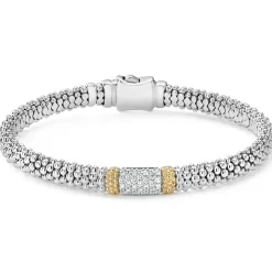 Fashion LAGOS Caviar Diamond Bracelet | 6Mm