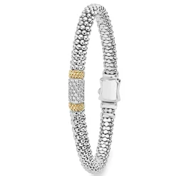 Fashion LAGOS Caviar Diamond Bracelet | 6Mm
