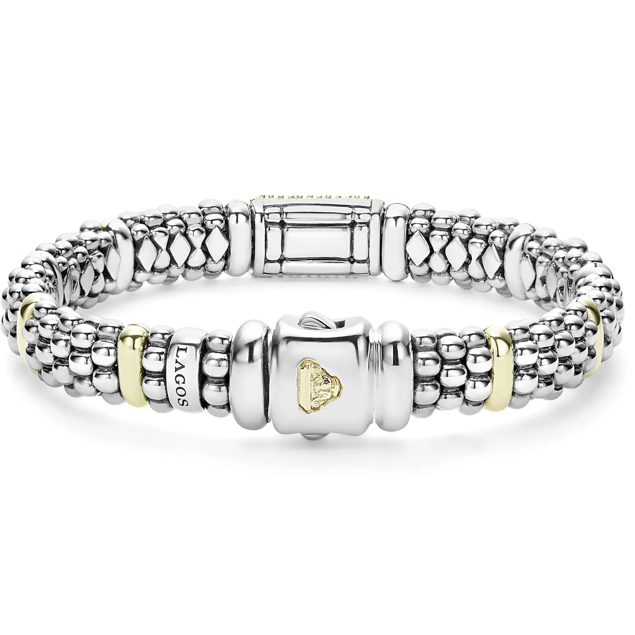 Hot LAGOS Caviar Diamond Bracelet | 9Mm