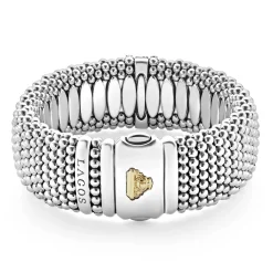 Hot LAGOS Caviar Diamond Bracelet | 23Mm