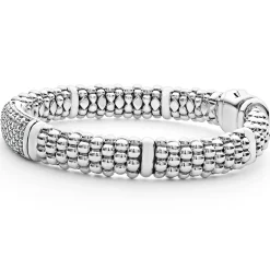 Cheap LAGOS Caviar Diamond Bracelet | 9Mm