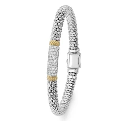 Best Sale LAGOS Caviar Diamond Bracelet | 6Mm