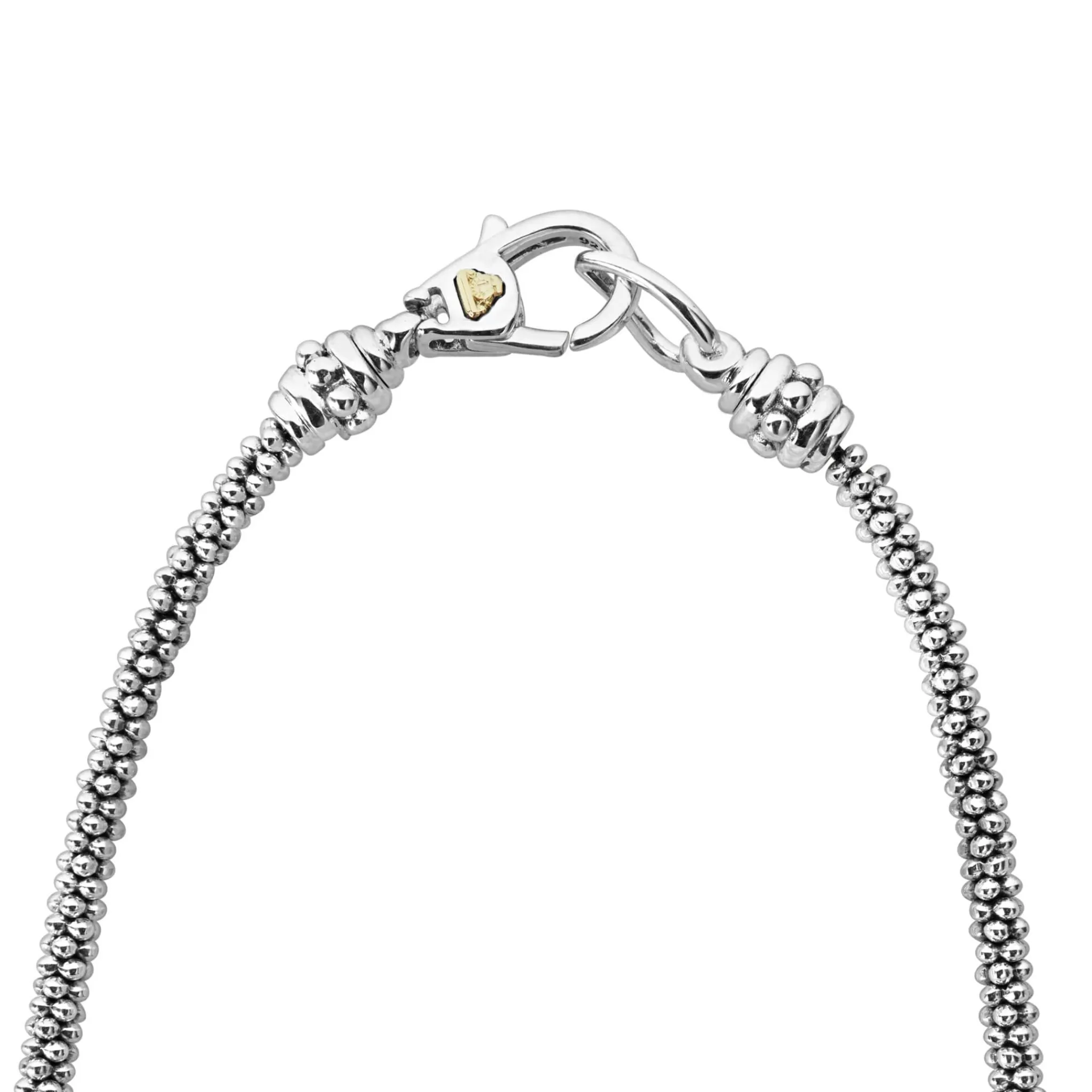 Online LAGOS Caviar Diamond Necklace | 3Mm