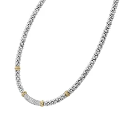 Flash Sale LAGOS Caviar Diamond Necklace | 5Mm